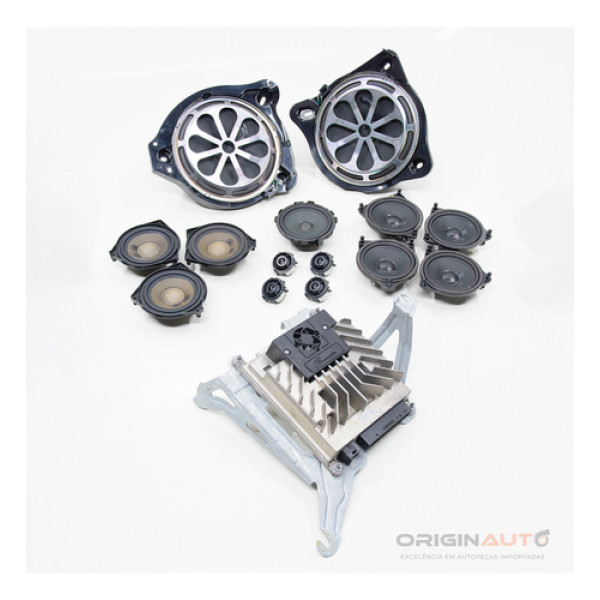 Kit Sistema Som Burmester Mercedes Classe C W205 2015 A 2018