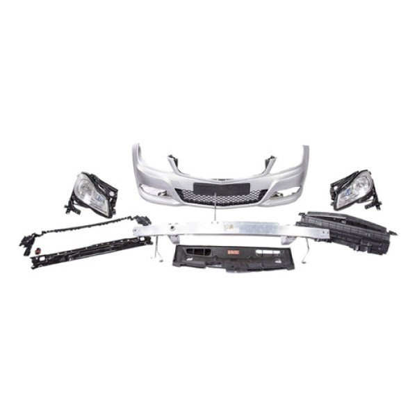 Kit Frente Parachoque Mercedes C180 2012 2013 2014 Facelift