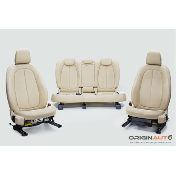 Jogo Bancos Eletricos Couro Bmw X1 Original 2016 A 2019