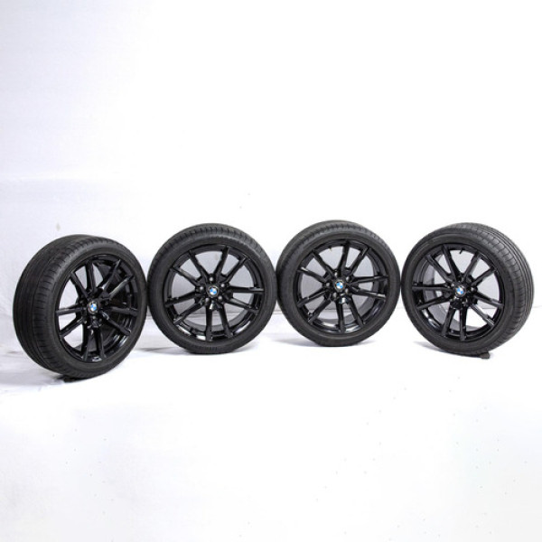 Jogo Roda Aro 18 C/ Pneu Bmw 320i G20 2020 Original