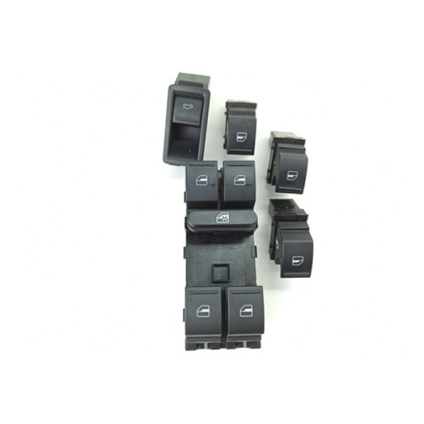Botão Vidro Elétrico Jetta Tsi 2011 - 2018 Kit Completo