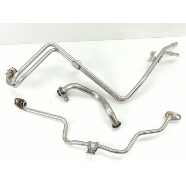 Kit Canos Refrigeração Lubrificação Turbina Golf Tsi 1.4 18